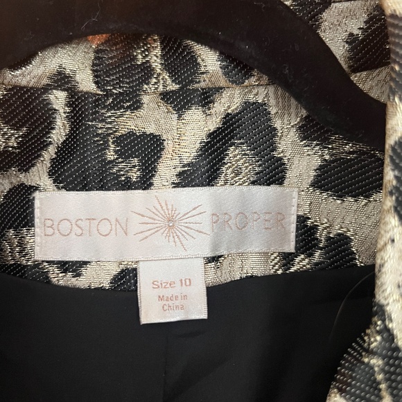 Boston Proper Size 10 Jacquard Blazer - Picture 4 of 4